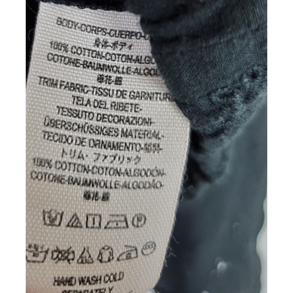 Free people  start align eyelet black  blouse - Picture 12 of 16